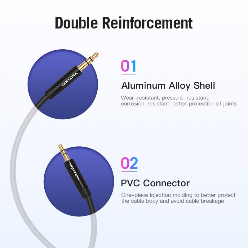 VENTION 速卖通 3.5 to 2.5 Aux Cable Jack 3.5 mm to Jack 2.5 mm Audio Cable Jack 3.5 for Headphone Aux Speaker Connector Cord 2.5 to 3.5