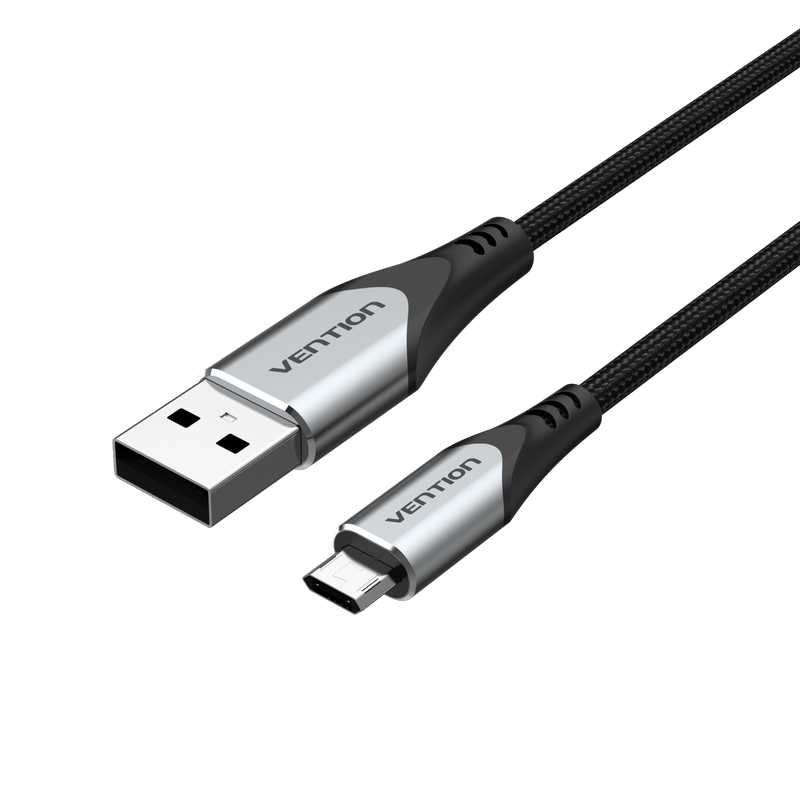 VENTION 速卖通 3A Reversible Micro USB Cable Nylon Fast Charging for Samsung Xiaomi HTC LG USB Charger Data Cable Mobile Phone Cable