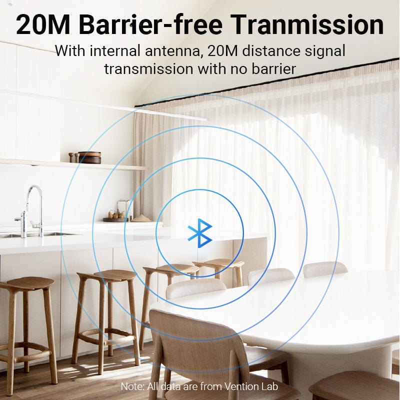 VENTION 速卖通 USB Bluetooth Transmitter Receiver Adapter for PC Speaker Wireless Mouse Music Audio Receiver Dongle Apt-X Bluetooth 5.0