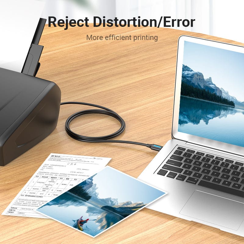 VENTION 速卖通 Vention USB Printer Cable USB 2.0 Type A Male To B Male Sync Data Scanner Printer Cable for ZJiang HP Canon Epson USB Printer