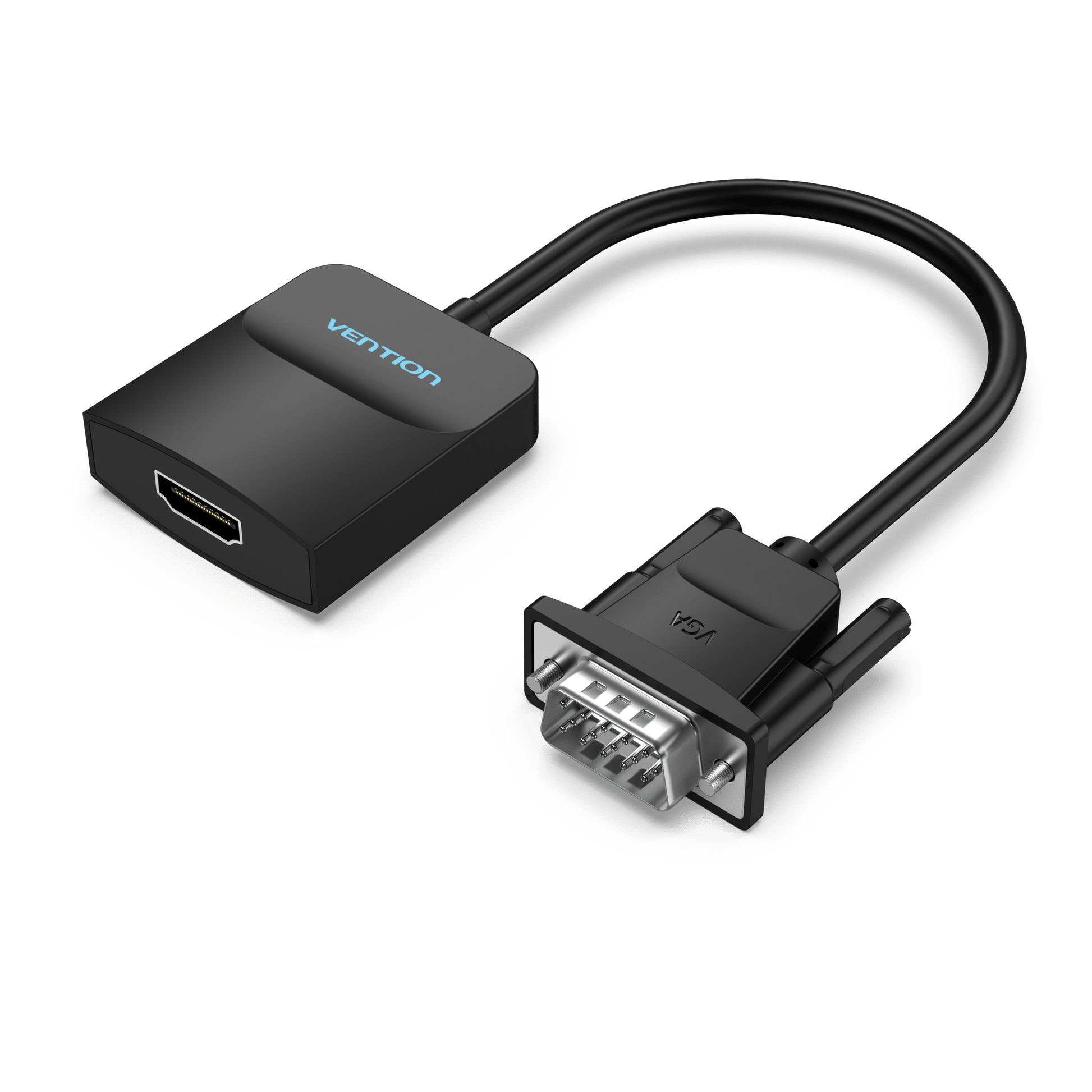 VENTION 速卖通 VGA to HDMI Adapter 1080P VGA Male to HDMI Female Converter Cable With Audio USB Power for PS4/3 HDTV VGA HDMI Converter