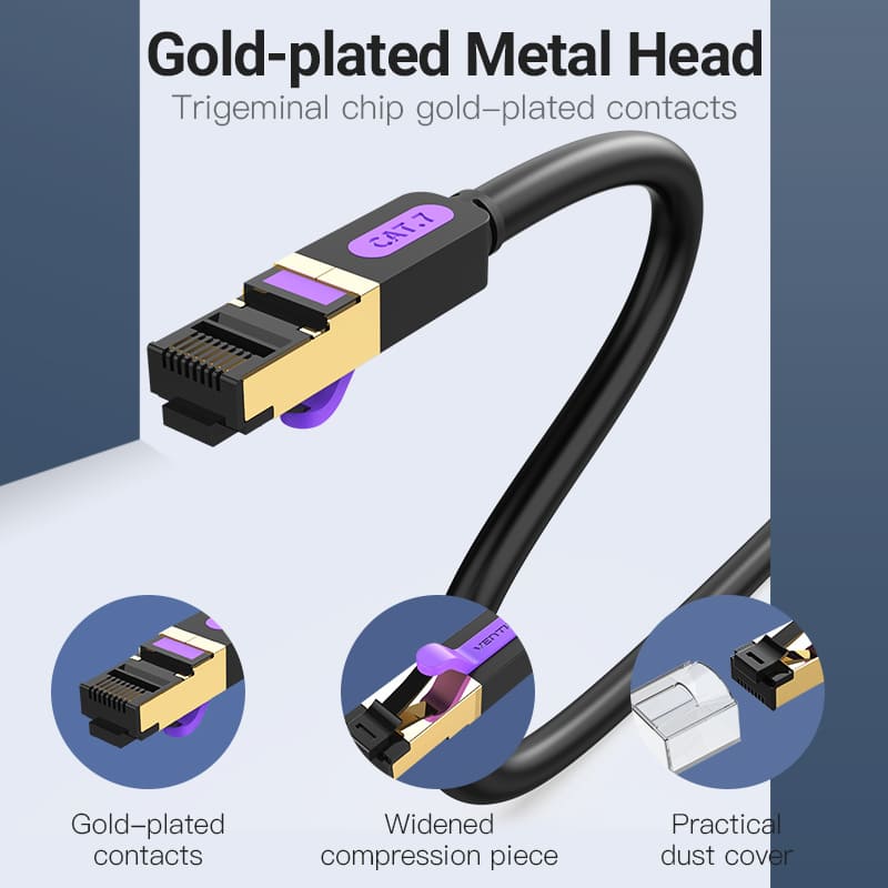 Vention Cat.7 SFTP Patch Cable Black