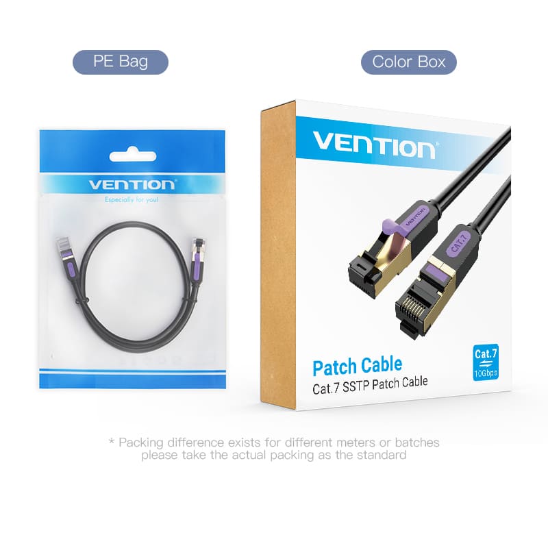 Vention Cat.7 SFTP Patch Cable Black