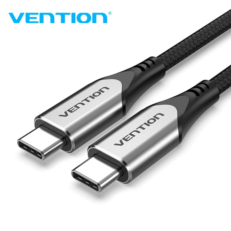 Vention Cotton Braided USB-C to USB-C 3.1 Cable 0.5/1/1.5M  Gray