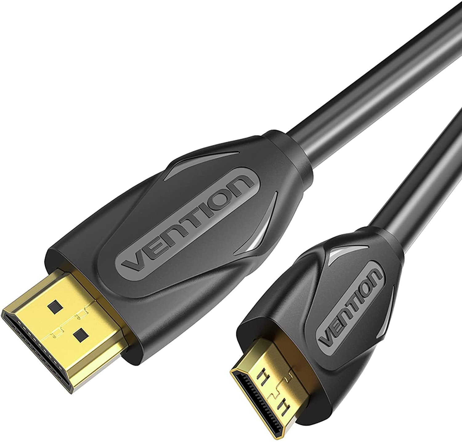 VENTION Mini HDMI Cable suitable for HDTVs, TVs, digital cameras, SLR cameras, camcorders, graphics cards, tablets, monitors and other HDMI-enabled devices.