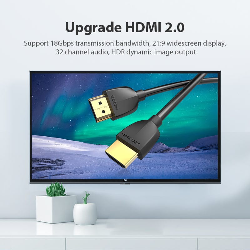 VENTION Portable HDMI Cable Black