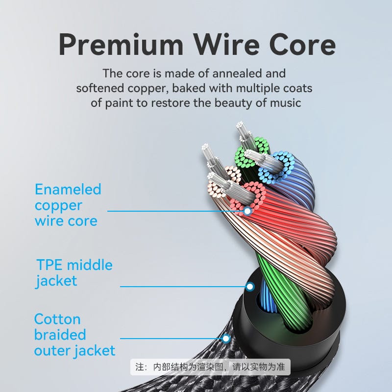 VENTION TRRS 3.5mm Male to 3.5mm Female Audio Extension Cable