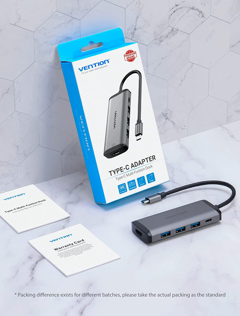 VENTION Type-C to HDMI/USB3.0*3/PD Converter