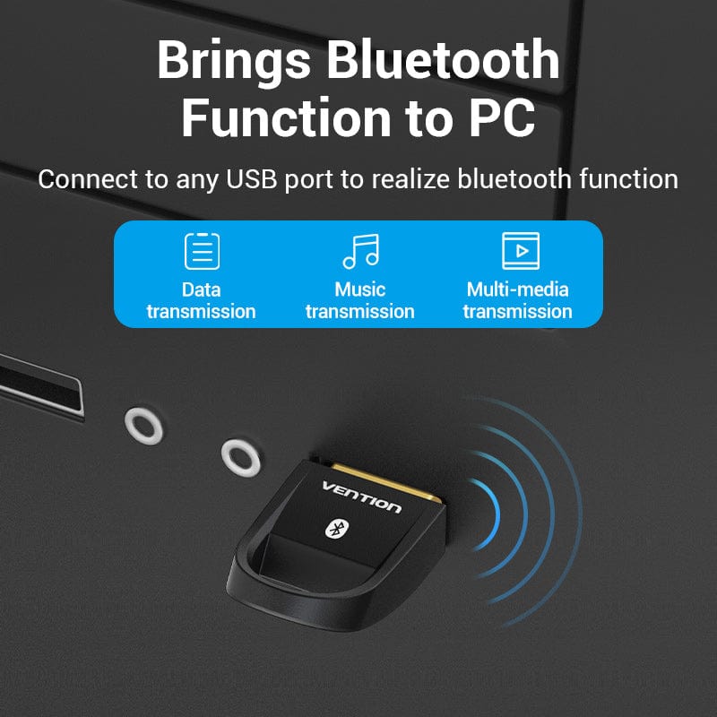 VENTION USB Bluetooth5.0 Adapter Black