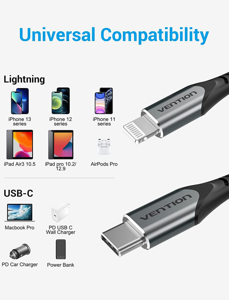 VENTION USB-C to Lightning Cable